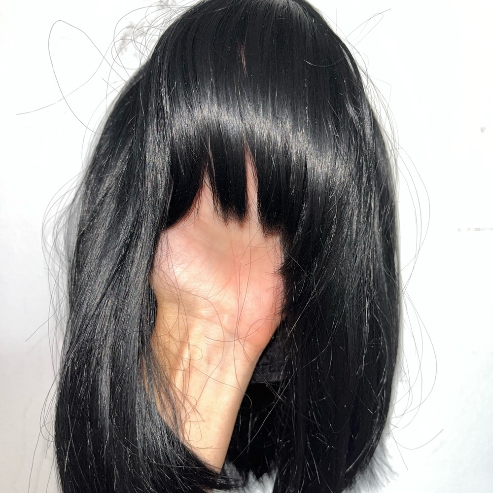 Black hair wig